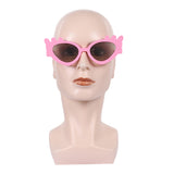 GOAT NICK Coaplay Pink Eyewear For Halloween Carnival Costume Accessories