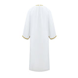 Good Omens Aziraphale White Outfit Cosplay Costume Halloween Carnival Party Suit