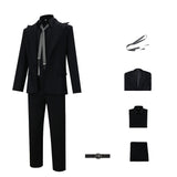 Good Omens Crowley Cosplay Costume Halloween Carnival Party Suit   