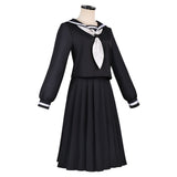 Goodbye Lara Mari Otsu Women Black School Uniform Cosplay Costume Halloween Carnival Party Suit