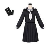 Goodbye Lara Mari Otsu Women Black School Uniform Cosplay Costume Halloween Carnival Party Suit