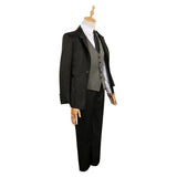 Goukon ni Ittara Onna ga Inakatta Hanashi Suo Unisex Black Suit Cosplay Costume Outfits Halloween Carnival Suit