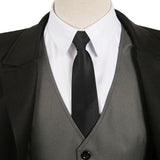 Goukon ni Ittara Onna ga Inakatta Hanashi Suo Unisex Black Suit Cosplay Costume Outfits Halloween Carnival Suit