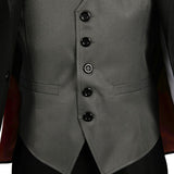 Goukon ni Ittara Onna ga Inakatta Hanashi Suo Unisex Black Suit Cosplay Costume Outfits Halloween Carnival Suit