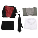 Goukon ni Ittara Onna ga Inakatta Hanashi Suo Unisex Black Suit Cosplay Costume Outfits Halloween Carnival Suit