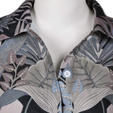Griselda 2024 TV Griselda Blanco Printed Long-Sleeve Grey Shirt Cosplay Costume Outfits