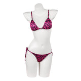 GTA VI Lucia Caminos Pink Swimsuit Cosplay Costume Halloween Carnival Party Suit