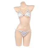 GTA VI Lucia White Female Swimsuit Pro Cosplay Halloween Carnival Party Suit