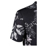 GTA6 Jason Black Printed T-Shirt Cosplay Costume Halloween Carnival Party Suit