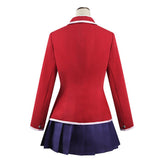 Guilty Crown Yuzuriha Inori Red School Uniform Suit Anime Cosplay Costume Outfits Halloween Carnival Suit