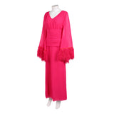 Hacks Season 5 Deborah Vance Women Pink Dress Cosplay Costume Halloween Carnival Party Suit