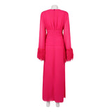 Hacks Season 5 Deborah Vance Women Pink Dress Cosplay Costume Halloween Carnival Party Suit