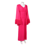 Hacks Season 5 Deborah Vance Women Pink Dress Cosplay Costume Halloween Carnival Party Suit
