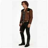Han Solo Brown Ourfit Cosplay Costume Halloween Carnival Party Suit