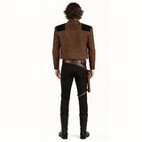 Han Solo Brown Ourfit Cosplay Costume Halloween Carnival Party Suit