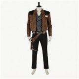 Han Solo Brown Ourfit Cosplay Costume Halloween Carnival Party Suit