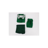 Haunted Mansion Maid Green Cosplay Dress For Adult Female Halloween Carnival Party Suit 