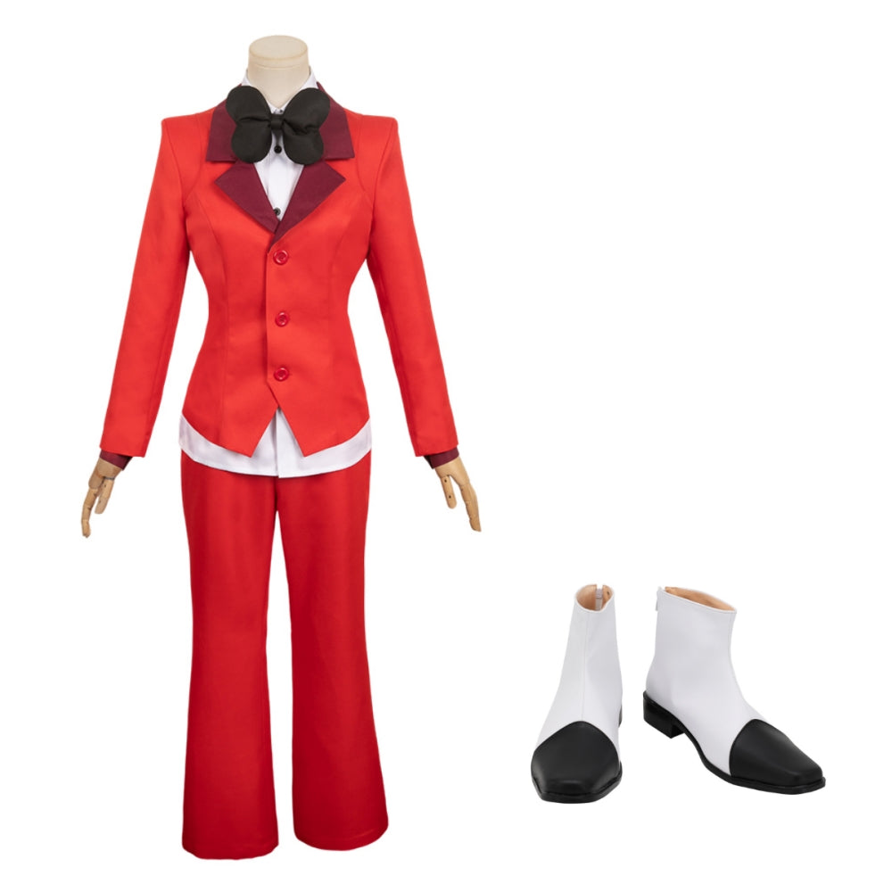Hazbin Hotel Charlie Morningstar Red Suit Cosplay Costume Outfits Halloween Carnival Suit