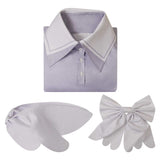 Hazbin Hotel Adam White Cosplay Costume For Adult Male Halloween Carnival Party Suit    