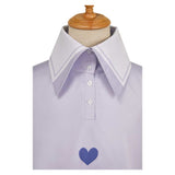 Hazbin Hotel Adam White Cosplay Costume For Adult Male Halloween Carnival Party Suit    