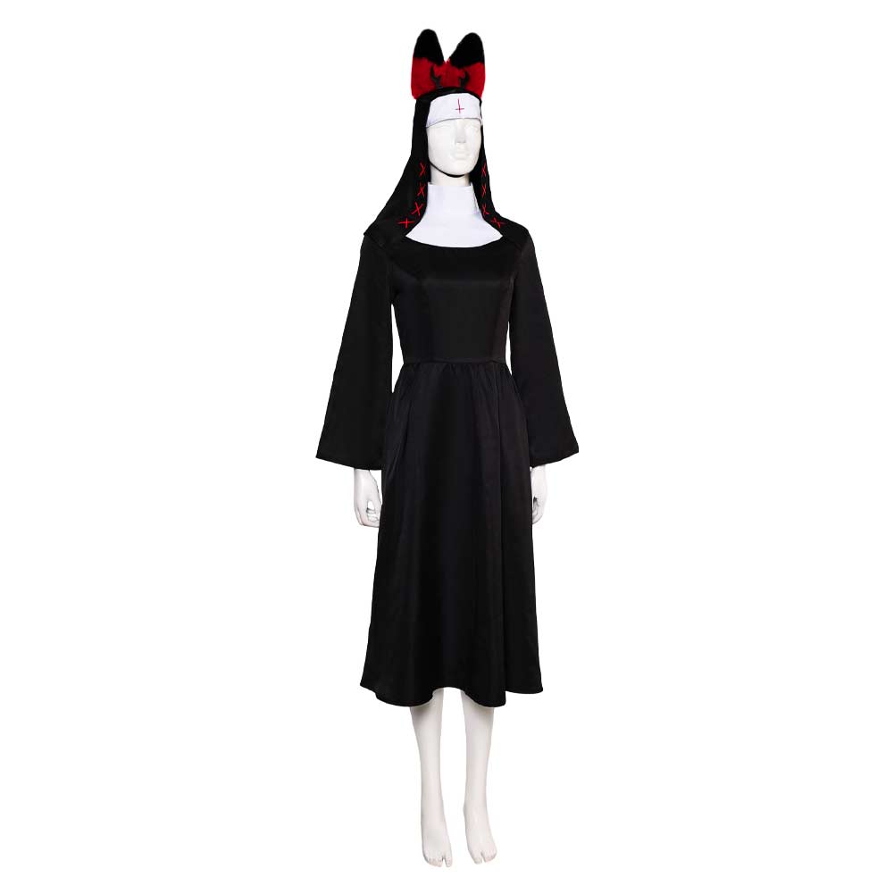 Hazbin Hotel Alastor Black Sister Nun Dress Cosplay Costume Outfits Ha Cosplaysky.ca Hazbin Hotel Alastor Black Sister Nun Dress Cosplay Costume Outfits Ha Cosplaysky.ca