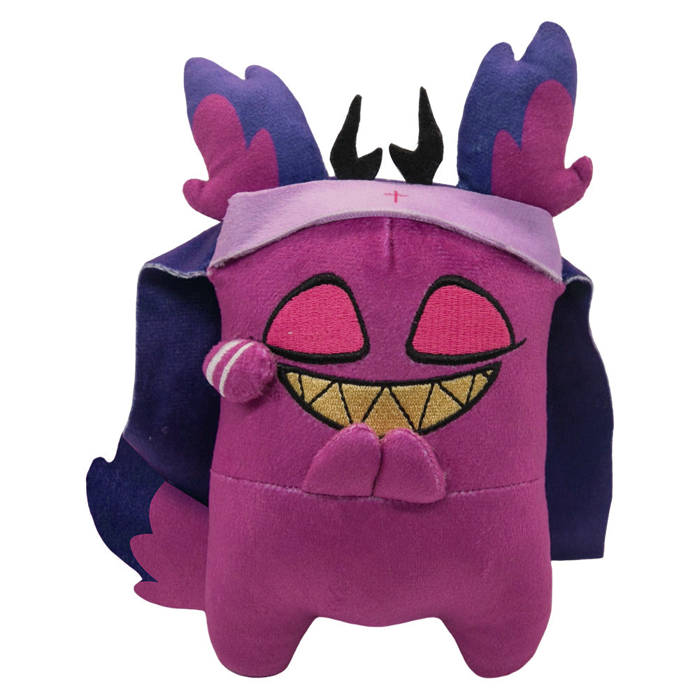 Hazbin Hotel Sister Alastor Purple Cursed Cat 20cm Plush Toys Cartoon Cosplayskyca