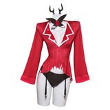 Hazbin Hotel Alastor Red Sexy Lingerie For Women Cosplay Costume Outfits