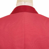 Hazbin Hotel Alastor Red&Black Cosplay Costume For Adult Male Halloween Carnival Party Suit 