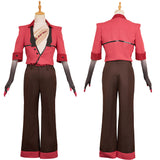 Hazbin Hotel Alastor Red&Black Cosplay Costume For Adult Male Halloween Carnival Party Suit 