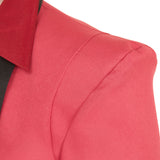 Hazbin Hotel Alastor Red&Black Cosplay Costume For Adult Male Halloween Carnival Party Suit 