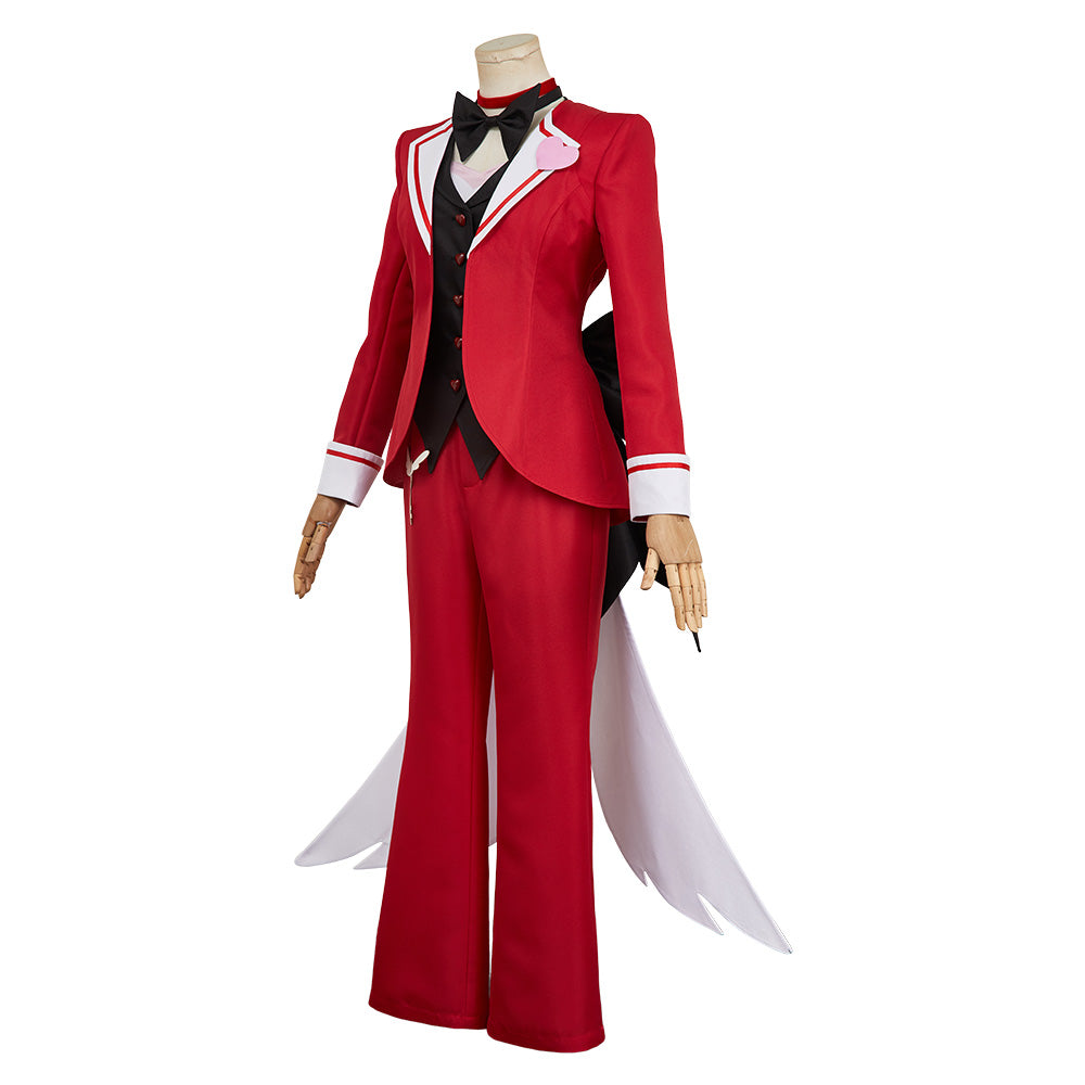 Hazbin Hotel Angel Dust Red Cosplay Outfit For Adult Female Halloween ...