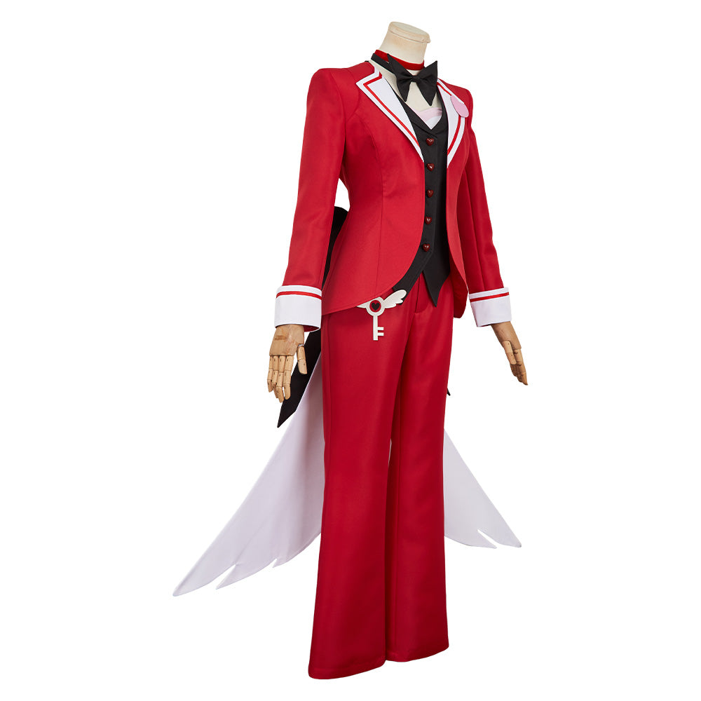 Hazbin Hotel Angel Dust Red Cosplay Outfit For Adult Female Halloween ...