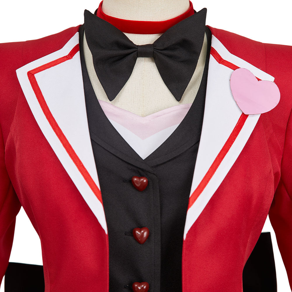 Hazbin Hotel Angel Dust Red Cosplay Outfit For Adult Female Halloween ...