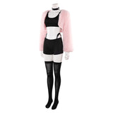 Hazbin Hotel Angel Dust Pink Cosplay Costume For Adult Female Halloween Carnival Party Suit 