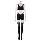 Hazbin Hotel Angel Dust Pink Cosplay Costume For Adult Female Halloween Carnival Party Suit 