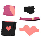 Hazbin Hotel Angel Dust Pink Cosplay Costume For Adult Female Halloween Carnival Party Suit