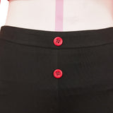 Hazbin Hotel Angel Dust Pink Top Black Pants Cosplay Outfit For Adult Female Halloween Carnival Party Suit 