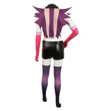 Hazbin Hotel Angel Dust Purple Combat Suit Female Cosplay Costume Outfits Halloween Carnival Suit