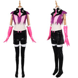 Hazbin Hotel Angel Dust Red Cosplay Costume For Adult Female Halloween Carnival Party Suit    