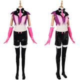 Hazbin Hotel Angel Dust Red Cosplay Costume For Adult Female Halloween Carnival Party Suit    