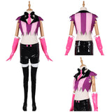 Hazbin Hotel Angel Dust Red Cosplay Costume For Adult Female Halloween Carnival Party Suit    