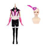 Hazbin Hotel Angel Dust Red Cosplay Costume For Adult Female Halloween Carnival Party Suit