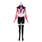 Hazbin Hotel Angel Dust Red Cosplay Costume For Adult Female Halloween Carnival Party Suit