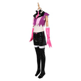 Hazbin Hotel Angel Dust Red Cosplay Costume For Adult Female Halloween Carnival Party Suit    