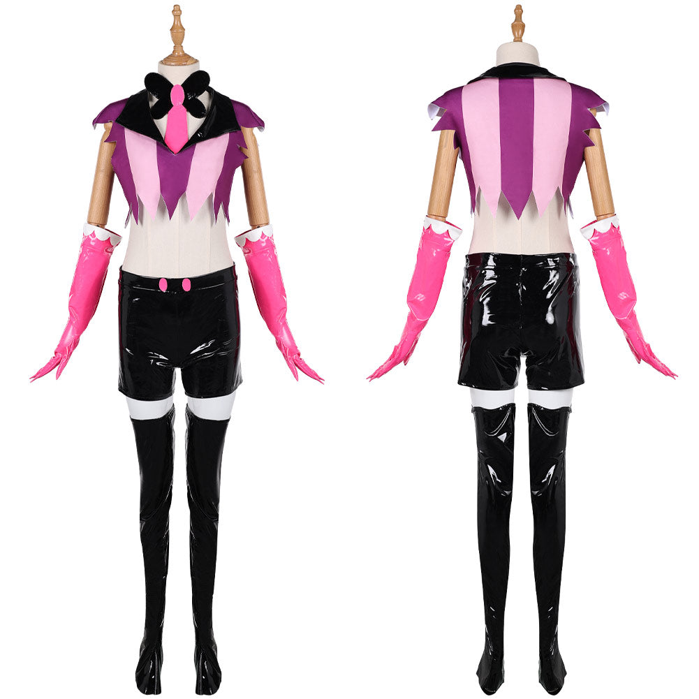 Hazbin Hotel Angel Dust Red Cosplay Costume For Adult Female Halloween ...