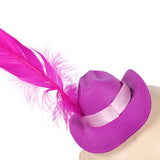 Hazbin Hotel Angel Dust Red Cosplay Hat Unisex Carnival Costume Accessories