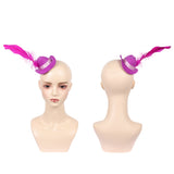 Hazbin Hotel Angel Dust Red Cosplay Hat Unisex Carnival Costume Accessories