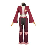 Hazbin Hotel Angel Dust Rose Red Cosplay Outfit For Adult Female Halloween Carnival Party Suit