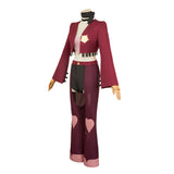 Hazbin Hotel Angel Dust Rose Red Cosplay Outfit For Adult Female Halloween Carnival Party Suit  