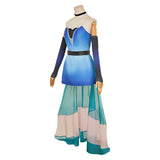 Hazbin Hotel Angel Dust Woman Blue Cosplay Costume Halloween Carnival Party Suit 